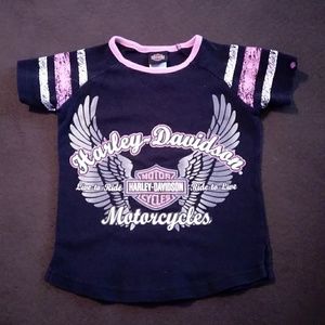 Girls Harley Davidson shirt